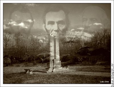 Protagonistes principaux. Mémorial d'Indiana. Après Gettysburg....